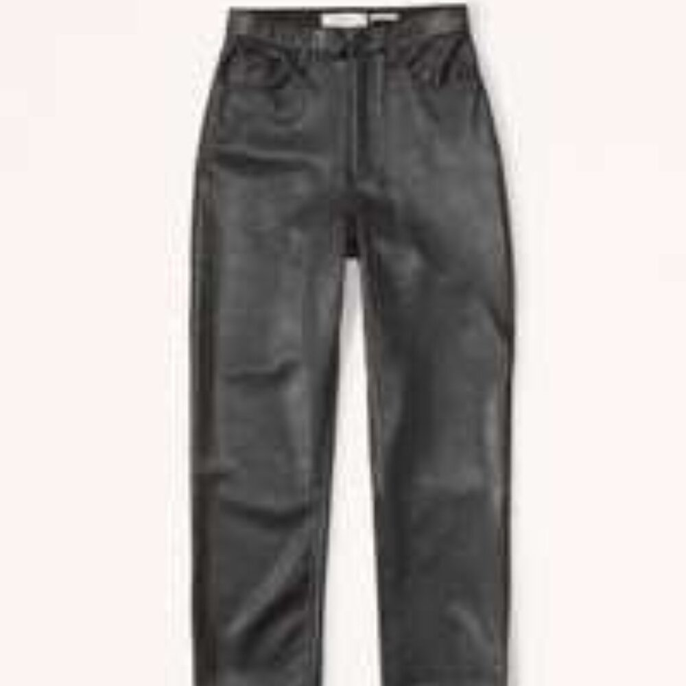 NWT Abercrombie Vegan Leather Pants - Multiple Sizes - Petite